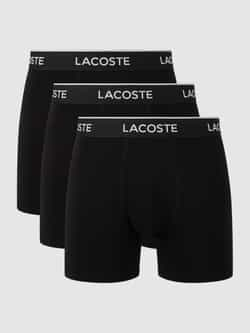 Lacoste Boxershort met elastische band met logo in een set van 3 stuks