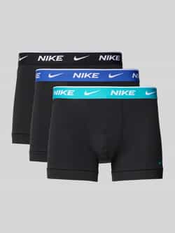Nike 3 PACK Everyday Cotton Stretch Trunk Onderbroeken in zwart formaten: L