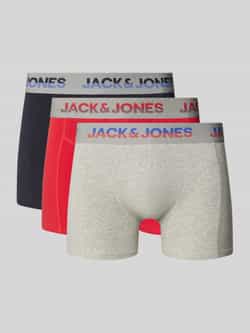 Jack & jones Boxershort met label in band in een set van 3 stuks model 'JADON'