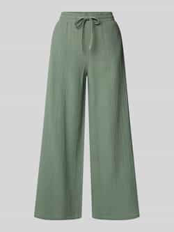 Christian Berg Woman Wide leg stoffen broek in verkorte pasvorm