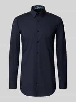 Boss Slim fit zakelijk overhemd met extra lange mouwen model 'HANK'
