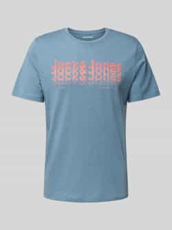 Jack & jones Regular fit T-shirt met ronde hals