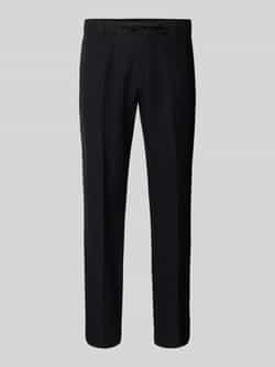 Selected Homme Regular fit linnen broek met persplooien model 'LEROY'