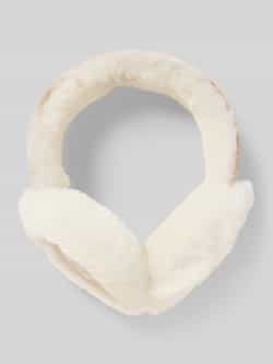 Ugg Oorwarmers van lamsvacht met labelstitching