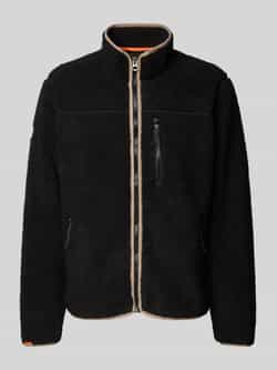Superdry Fleecejack met labelstitching
