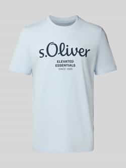 S.Oliver RED LABEL Regular fit T-shirt van puur katoen