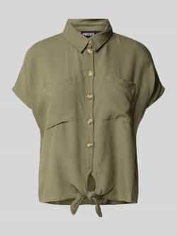 Pieces Boxy fit overhemdblouse met knoopdetail model 'PIA'