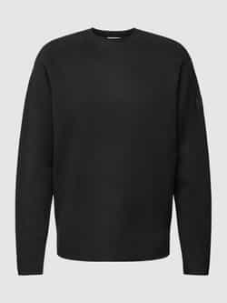 CK Calvin Klein Gebreide pullover met labelbadge model 'MILANO'