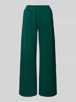 Pegador Wide fit sweatpants met logostitching model 'Anni'