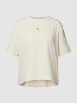 ARMEDANGELS T-shirt met bloemenstitching model 'LAYAA DELIGHT'