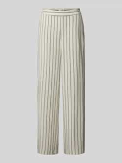 Object Straight leg stoffen broek met streepmotief model 'Sanne'