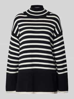 Marc O'Polo Oversized gebreide pullover van puur katoen in Bretonse stijl