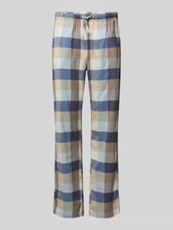 Christian Berg Men Regular fit pyjamabroek van pure scheerwol