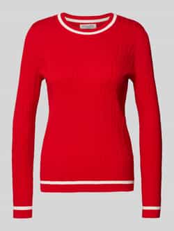 Christian Berg Woman Gebreide pullover met ribboorden