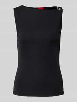 HUGO Slim fit top van pure viscose model 'DASTASY'