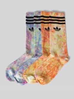 Adidas Originals Tie-Dyed Crew Socken (2 Pack) Sokken in multicolor formaten: 37-39