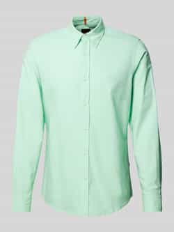 Boss Orange Regular fit vrijetijdsoverhemd met button-downkraag model 'Rickert