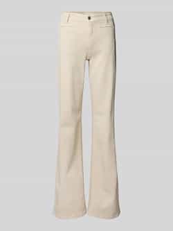 CAMBIO Flared cut broek met paspelzakken model 'TESS'