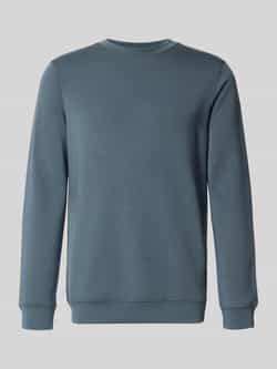 Matinique Sweatshirt met labeldetail model 'harry'