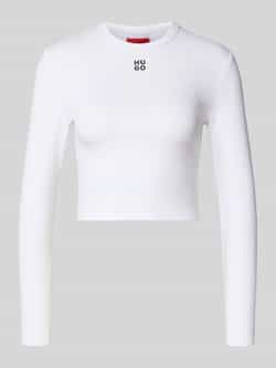HUGO Regular fit shirt met lange mouwen van katoenmix model 'DAFILOMENA'