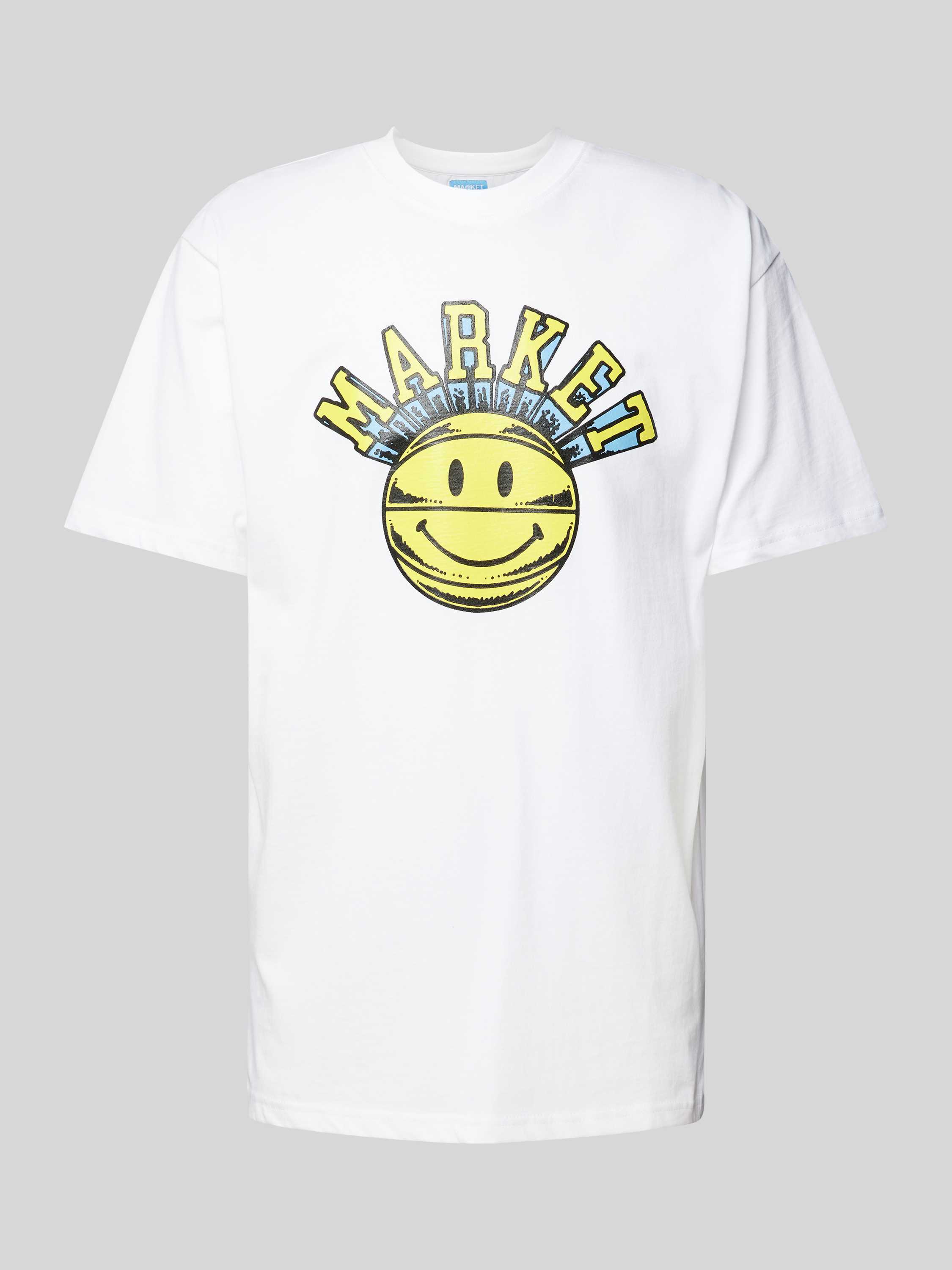 MARKET T-shirt met ronde hals model 'SMILEY'