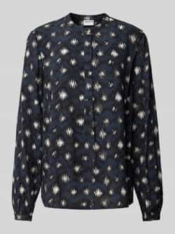 Jake*s Casual Regular fit blouse met opstaande kraag