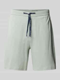 Christian Berg Men Sweatshorts met labelstitching