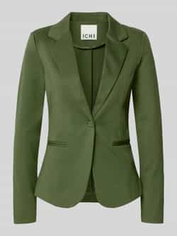 Ichi Slim fit blazer met paspelzakken model 'KATE'