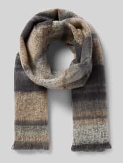 Selected Homme Sjaal met franjes model 'WINSTON'