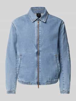 Armani Exchange Jeansblouson met tweewegsritssluiting