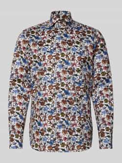 OLYMP SIGNATURE SLIM FIT Slim fit zakelijk overhemd met kentkraag model 'Savio'