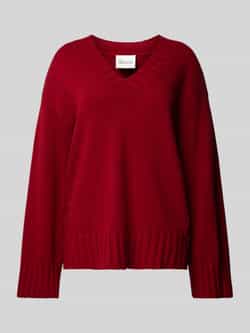 My Essential Wardrobe Gebreide pullover met ribboorden model 'Huxi'