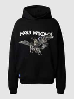 PEQUS Hoodie met motiefprint model 'Perseus'