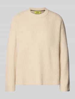 JJXX Oversized gebreide pullover met ribboorden model 'SIGGA'