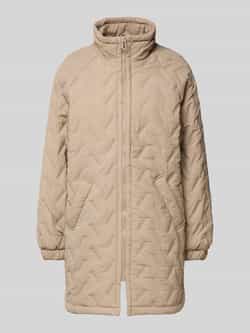 FREE QUENT Regular fit lange jas met opstaande kraag model 'Crown'