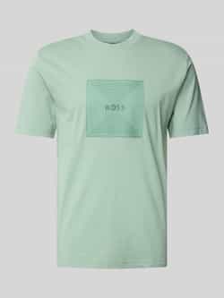 BOSS GREEN T-shirt Tee Logo Rib met grote print