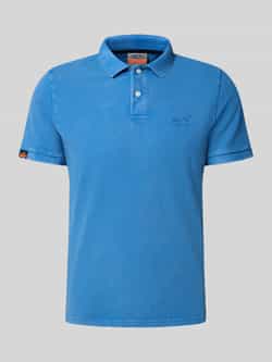 Superdry Regular fit poloshirt met labelstitching