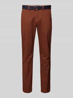 MCNEAL Slim fit chino met riem