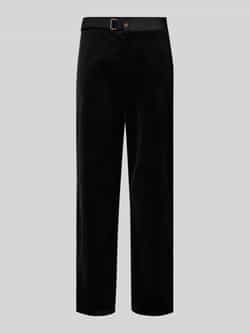 Replay Tapered fit corduroy broek met riem