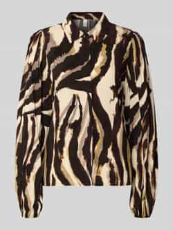 YAS Overhemdblouse met blinde knoopsluiting model 'ASINA'