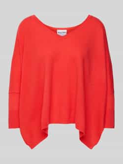 Kujten Oversized gebreide pullover met 3 4-mouwen model 'MINIE'