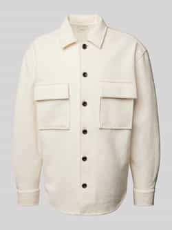 CK Calvin Klein Overhemdjack met wol en klepzakken