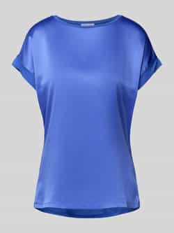 Christian Berg Woman Blouseshirt met geribde ronde hals