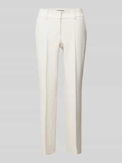CAMBIO Regular fit stoffen broek met verkort model 'FARAH'