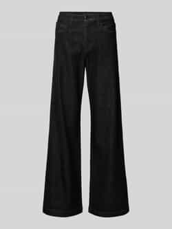 S.Oliver BLACK LABEL Wide leg jeans van katoenmix model SURI'