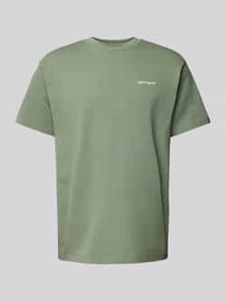 Carhartt Work In Progress T-shirt met labelstitching model 'SCRIPT'