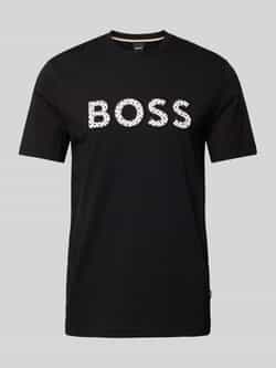 Boss T-shirt met labelprint model 'Thompson'