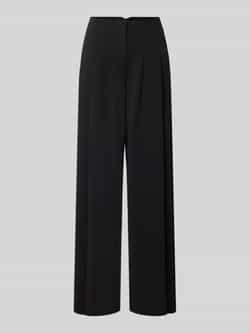 Jake*s Cocktail Stoffen broek met wijde pijpen en plooien