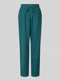 Q S by s.Oliver tapered fit broek petrol