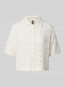 Pieces Relaxed fit gebreid jack van puur katoen model 'FALKA'